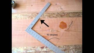 90 Degree Angles - Stair Stringer Layout Tips