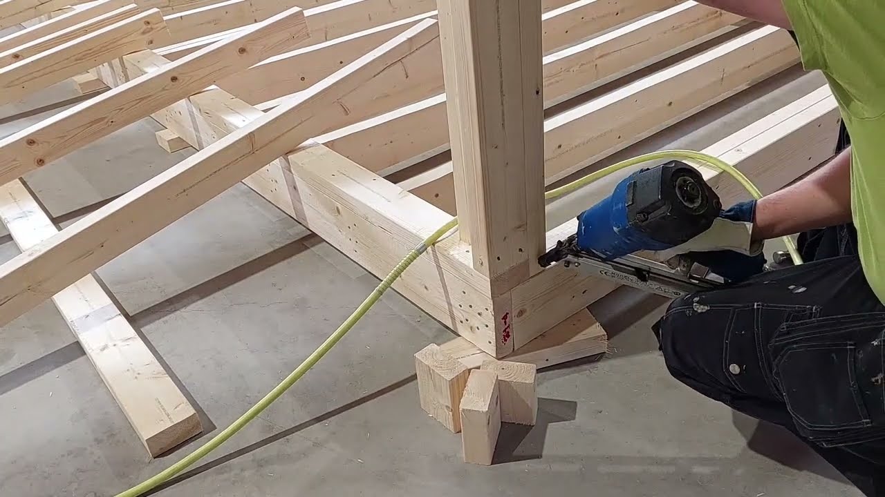 Tehdään sauna osa 2, pystyrunko.