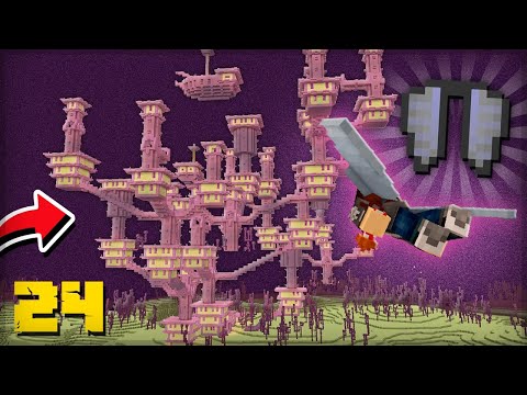 COMO PEGAR ELYTRA e SHULKER FÁCIL! - Minecraft Survival 24