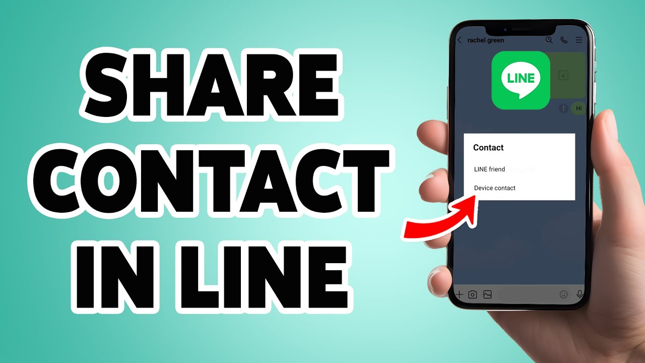 How To Share A Contact In Line App 2025 | Send Contacts On Line Account