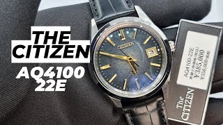 [4K] The Citizen Chronomaster HAQ Washi Paper Dial Super Titanium SHIJIMA LE 250 Pcs AQ4100-22E