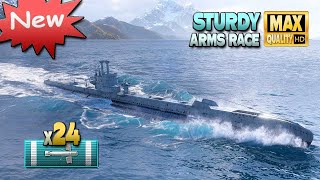 картинка: Новая британская подводная лодка Sturdy с 5,5к базового опыта игры - World of Warships