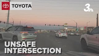 Las Vegas police flags dangerous Blue Diamond intersections