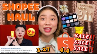 Shopee haul 3.27 and 4.4 sale budol! | Philippines | Shanice Ang screenshot 1