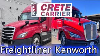 2024 Freightliner Cascadia vs. 2024 Kenworth T680 Next Gen | Crete Carrier | CFI | BeeBo Drives