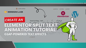 Elementor Split Text Animation Tutorial | GSAP-animatie in WordPress