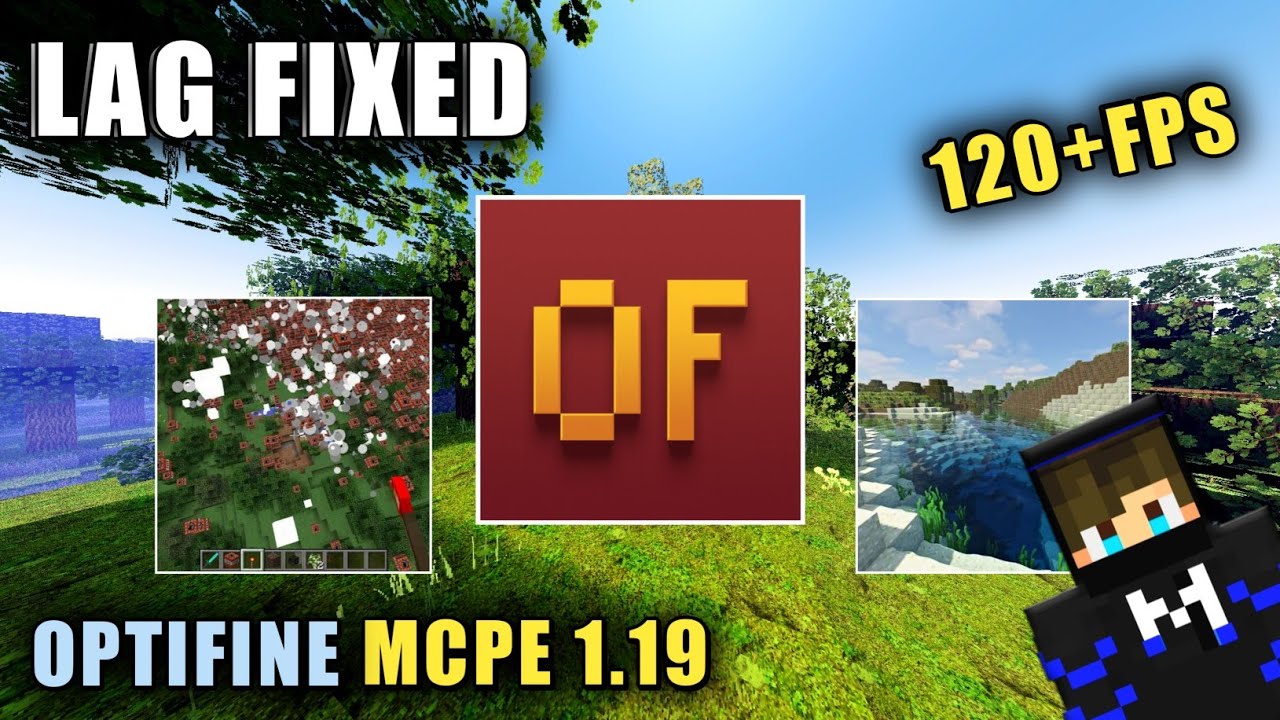 BEST OPTIFINE FOR MINECRAFT POCKET EDITION 1.19 LAG FIX | OPTIFINE FOR ...