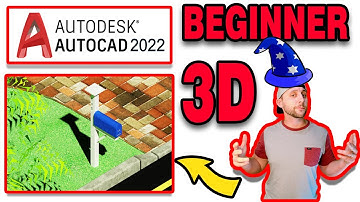 AutoCAD 2020 2021 2022 - 3D Beginner - MAILBOX 2 of 3!