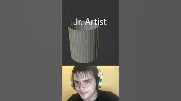 Jr vs Sr artist: Deselecting edges #blendertutorial #blender #blendercommunity #blender3d #b3d
