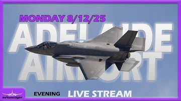 🔴✈️ InPlaneSight: Live Aviation @ Adelaide Intl. Airport ( YPAD / ADL) + ATC ✈️🔴