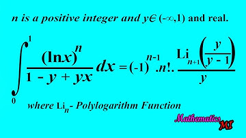 Integral with Polylogarithm Function | Hard Integral | Interesting Integral
