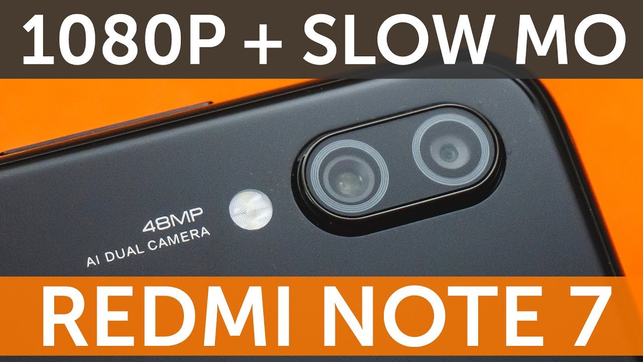 Тест камеры Xiaomi Redmi Note 7 1080P 30FPS, Slow Motion и фронтальная