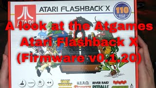 A Look At The Atgames Atari Flashback X Firmware V0.1.20