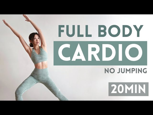20 min Full Body Fat Burning Cardio (No Jumping) ~ Emi class=