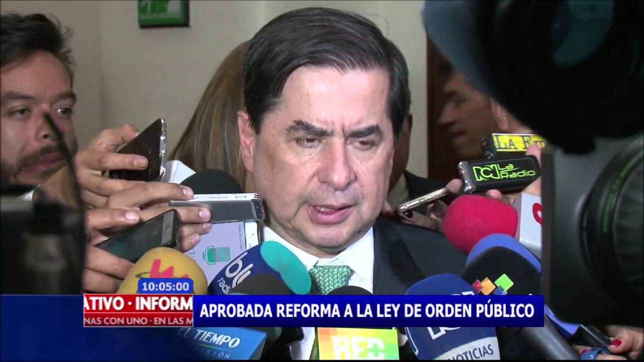 Aprobada reforma a ley de Orden Público en primer debate - YouTube