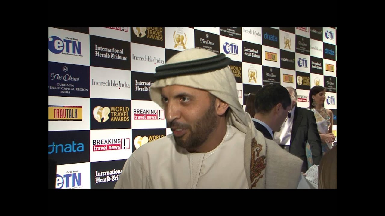 Mohammed Al Mannaei, director, Mina Rashid DP World, Dubai, at World Travel Awards Grand Final 2012