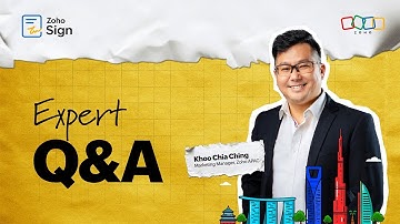 Expert Q&A - Khoo Chia Ching - Marketing Manager | Sign with Singpass | eSign for Singapore