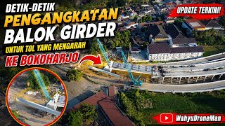 Download lagu MOMENTS OF GIRDER BEAM INSTALLATION 🔴FOR THE TOLL ROAD TOWARDS BOKOHARJO‼️🚧
