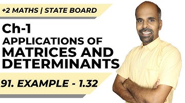 Class 12 | example 1.32 | Applications of Matrices & Determinants | State Board | ram maths