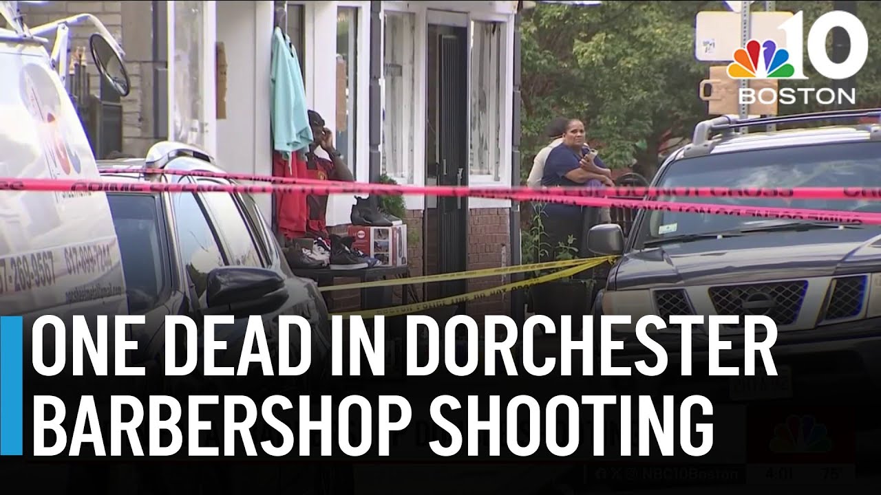 One dead and one injured in Dorchester barbershop shooting - YouTube