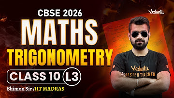 Trigonometry L3 Class 10 Maths | CBSE 2026🔥Shimon Sir