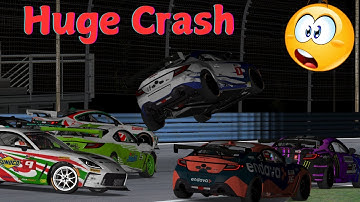 Toyota GR86 Cup Watkins Glen Club 2025 Season 1 Week 5 - iRacing gameplay - crash