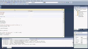 Microsoft Visual Studio C++ Tutorial 18 ( ofstream), HD