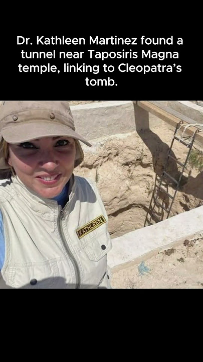 Secret Tunnel to Cleopatra’s Tomb  #history #cleopatra