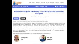 Postgres Summit NYC 2026 - Postgres Training Database Install Update