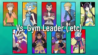 Pokémon Music  All Gym Leader (.etc) Battle Themes from the Core Series