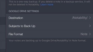 How to Link Notability to Google Drive by Jacob