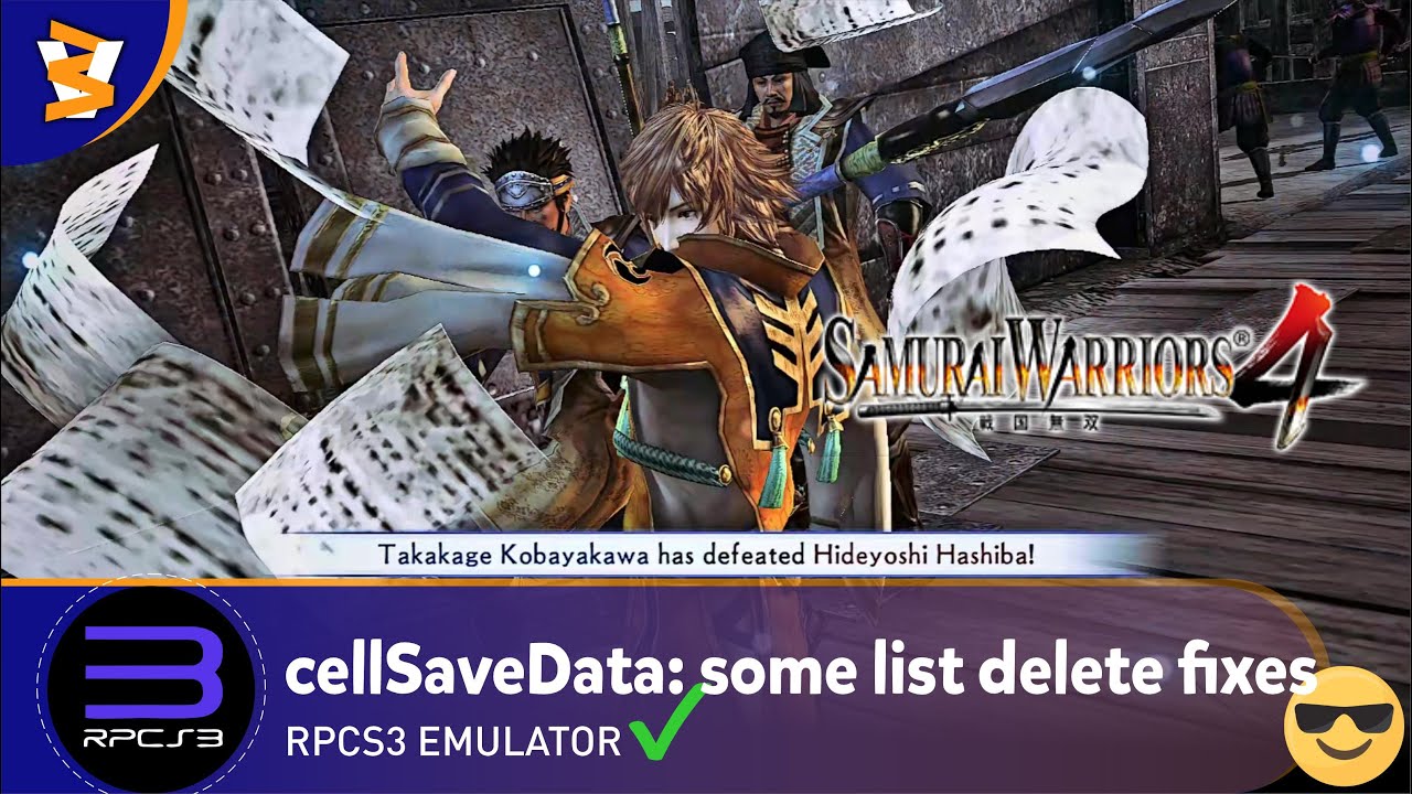 RPCS3 v0.0.29-15693 - Samurai Warriors 4 (Playable??/Vulkan)