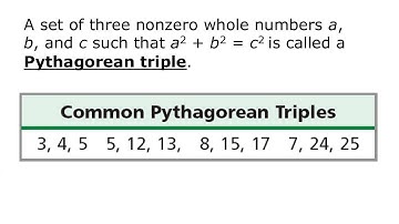 Geometry Lesson 5.7 Pythagorean Theorem & Converse