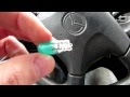 How to replace a light bulb on Mazda 323 instrument dashboard