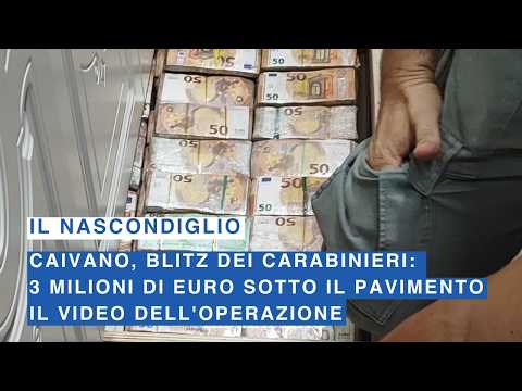 Video Caivano, tre milioni di euro sotto il pavimento: scoperto il tesoretto di boss e affiliati