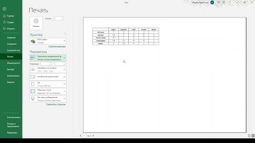Как распечатать часть листа Excel?