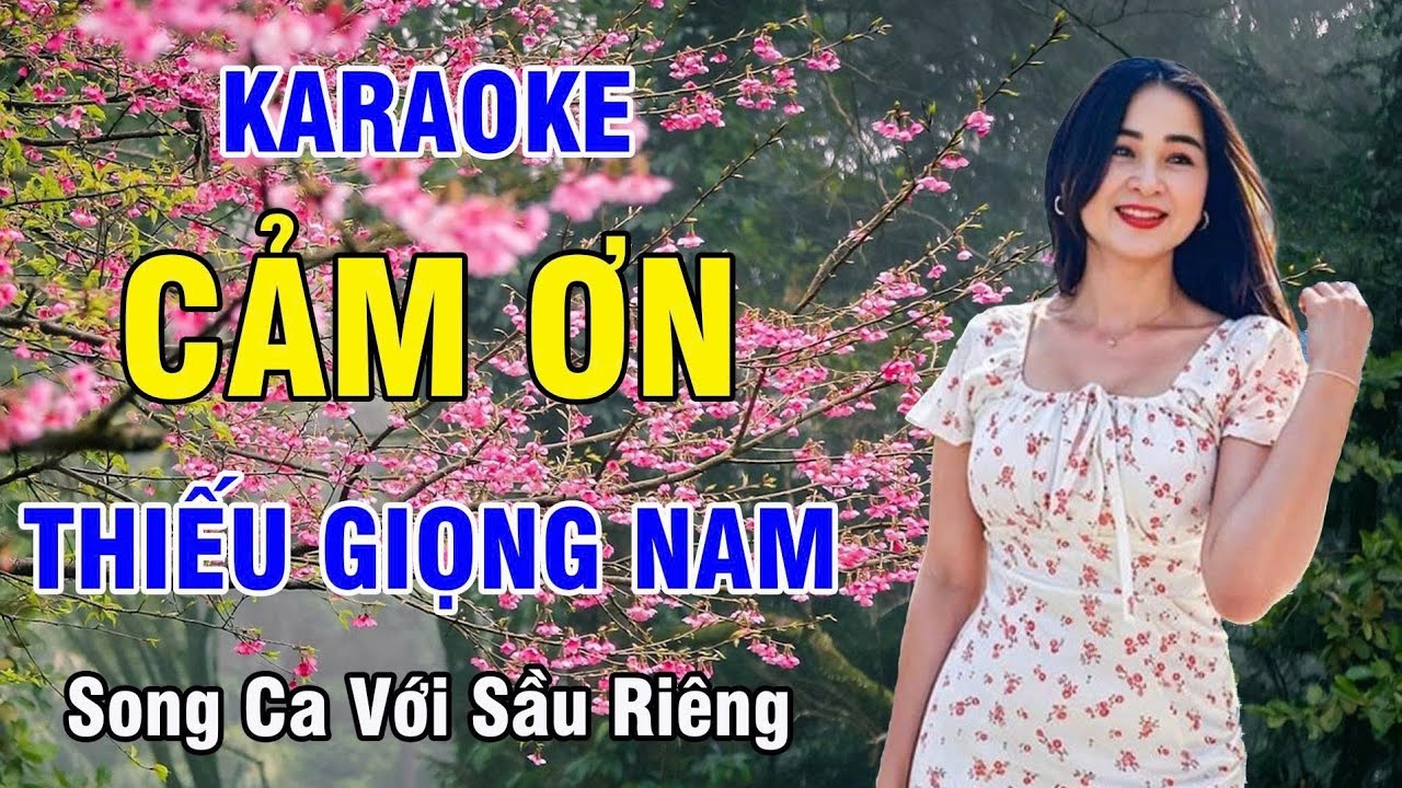 Cảm Ơn Karaoke Song Ca Thiếu Giọng Nam 