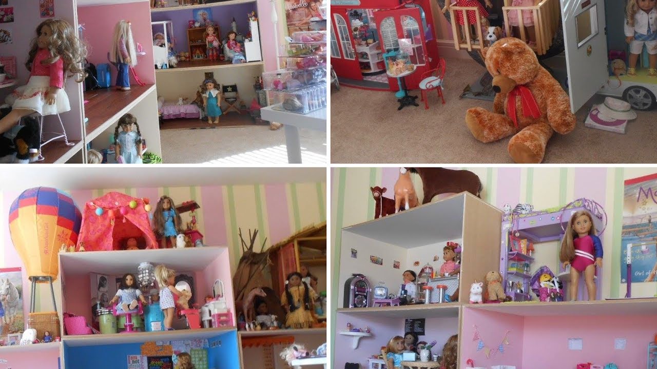 HUGE American Girl Doll House Tour Part 2Spring 2017 YouTube