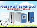 Solar Inverter Explained in Tagalog