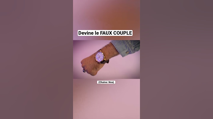Devine le FAUX COUPLE 😳