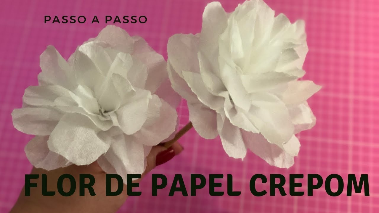 Flor de papel crepom FÁCIL - thptnganamst.edu.vn