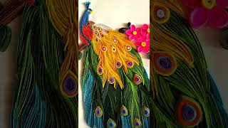 pavo real en filigrana de papel, recién terminado💓💓💓💓 #filigrana#quilling #manualidades #arte pavo real en filigrana de papel, recién terminado💓💓💓💓 #filigrana#quilling #manualidades #arte