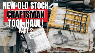 Massive! Vintage New Old Stock Craftsman Tool Haul  NOS Estate Sale Auction Part 2