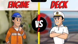 Famous Engine Side VS Deck Side || Merchant Navy Profile