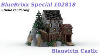 BlueBrixx Special 102818 Blaustein Castle #bricklinkstudio rendering