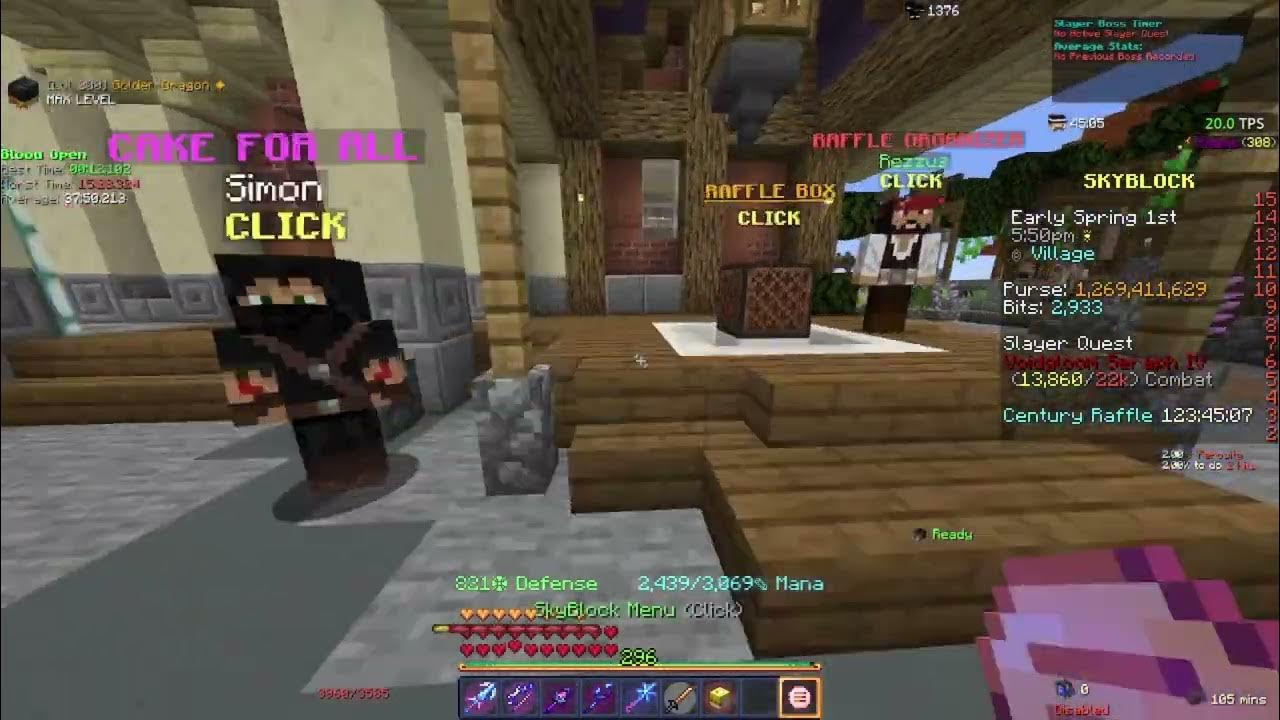 Informaci n r pida del raffle of the century year 400 hypixel