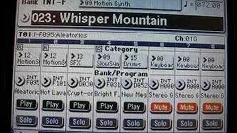 Sounds KORG M3 + Exb Radias Combinations Part 2