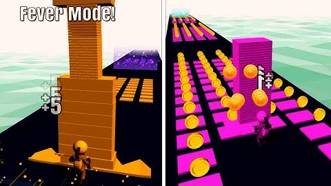 STACK COLORS! game MAX LEVEL Gameplay All Levels Walkthrough iOS, Android New Game 3D Level 55-56