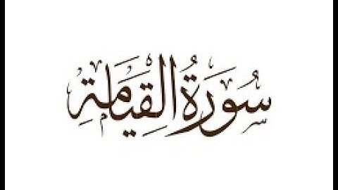 سورة القيامة  خاشعة بصوت الشيخ ناصر القطامي بدون اعلانات