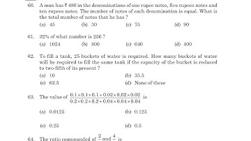 apssb forest gaurd exam 2022 elementary maths part |apssb previous year paper